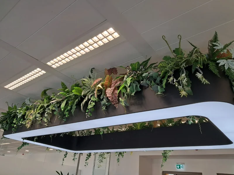 Amenajari elegante cu Plante Artificiale - Amenajari spatii birouri cu plante artificiale